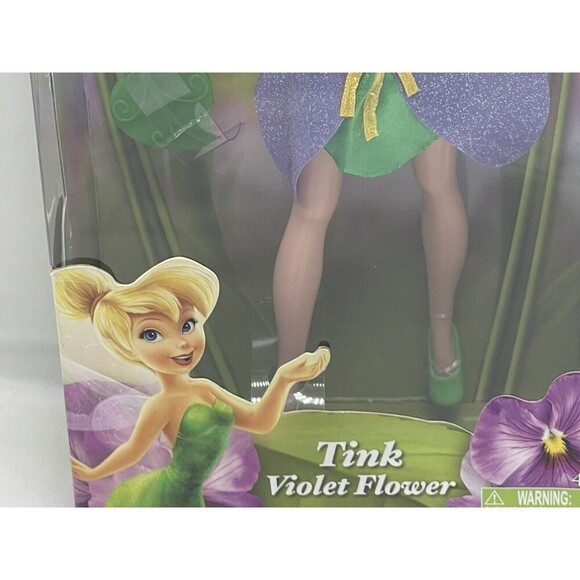 2012 JAKKS PACIFIC DISNEY FAIRIES DOLL TINK VIOLET FLOWER NEW IN BOX - Picture 8 of 16